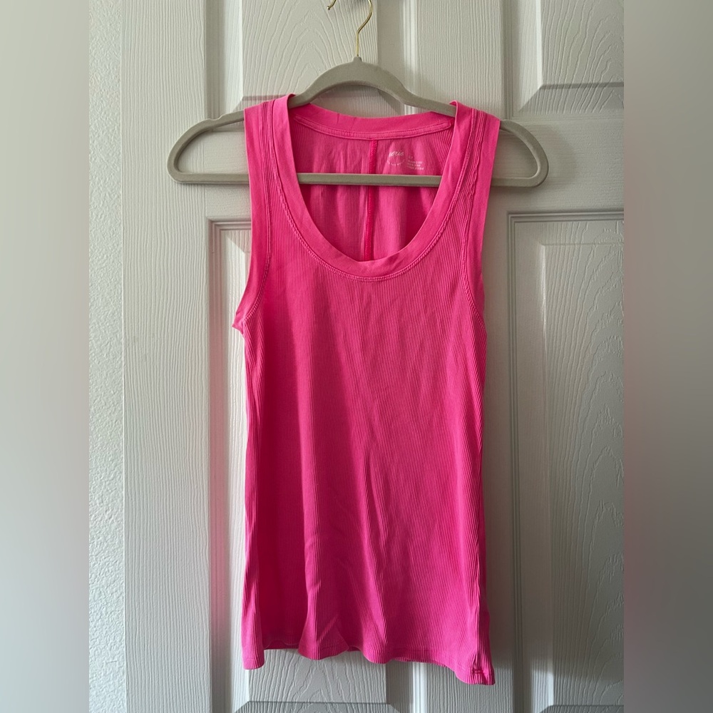 Aerie Pink Fitted Tank Top